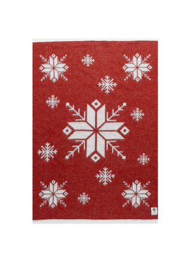 JÓLARÓS - Icelandic Wool Blanket