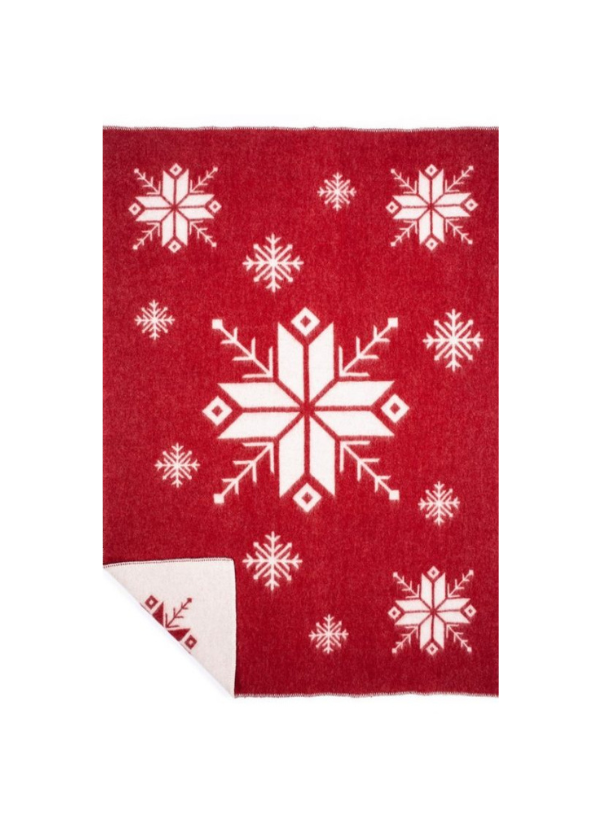 JÓLARÓS - Icelandic Wool Blanket