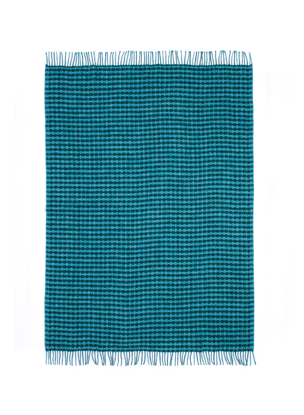JÖKULBLÁMI - Icelandic Wool Blanket