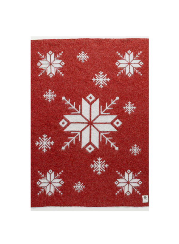 JÓLARÓS - Icelandic Wool Blanket